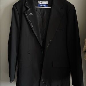 Zara Ader Error Collab Black Blazer